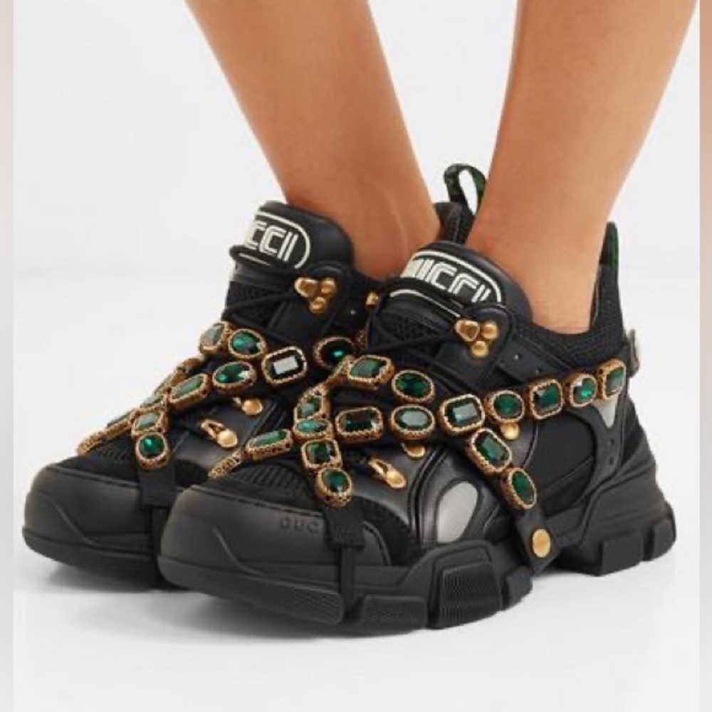 COPY - Gucci Flashtrek Crystal sneakers